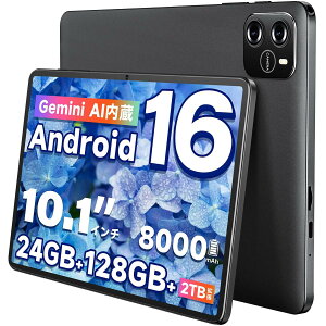 �y2026�ĐV�o�ꁕAndroid 16��AI�œK��OS�z �^�u���b�g 10�C���` wi-fi���f�� �^�u���b�g Android ���^ �y�� 26GB(6+20)+128GB+2TB�g�� �����\ 8�R�ACPU �A���h���C�h�^�u���b�g ���� 8000mAh��e�ʃo�b�e���[