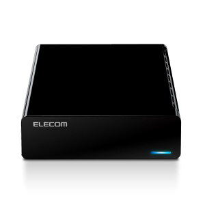 �G���R�� �O�t���n�[�h�f�B�X�N HDD 4TB �e���r�^�� PC �t�@�����X�݌v �É� �c�u��/���u�� �u���b�N ELD-STV040UBK
