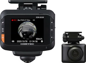 �R���e�b�N �h���C�u���R�[�_�[ ZDR-850R 360°�J�����őS���ʋL�^+�����J�����Ŏԗ������^�� GPS���� �O��STARVIS�Z�p���ڃZ���T�[�̗p �㑱�Ԑڋ߂��m�点�@�\ �����N�� ���{�� ���ԊĎ�