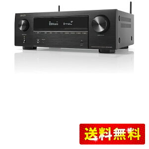 デノン Denon AVR-X1700H AVサラウンドレシーバー 7.2ch 8K Ultra HD、HDR10+、eARC対応/ブラック AVR-X1700HK
