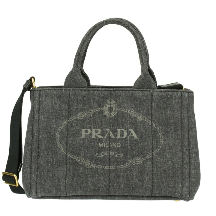 楽天市場】プラダ PRADA カナパ トートバッグ レディース ブラック 