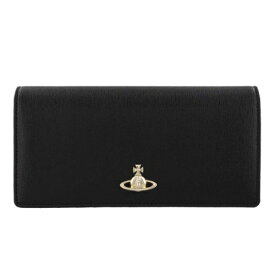 【P5倍 7/12 0時〜7/13 24時】ヴィヴィアンウエストウッド Vivienne Westwood 長財布 レディース ブラック 51060025 40153 SAFFIANO