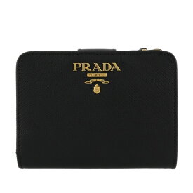 PRADA プラダ 二つ折り財布 レディース ブラック 1ML018 QWA F0002 NERO