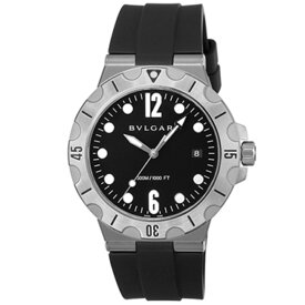 ブルガリ BVLGARI 腕時計 メンズ ディアゴノプロフェッショナル ブラック DP41BSVSD