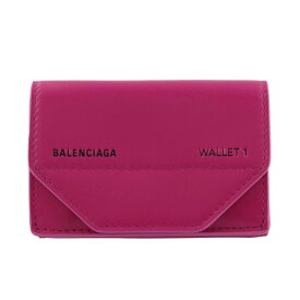 バレンシアガ BALENCIAGA 二つ折り財布 ピンク 529098 0ST2N 5560 ROSE MAGENTA/L