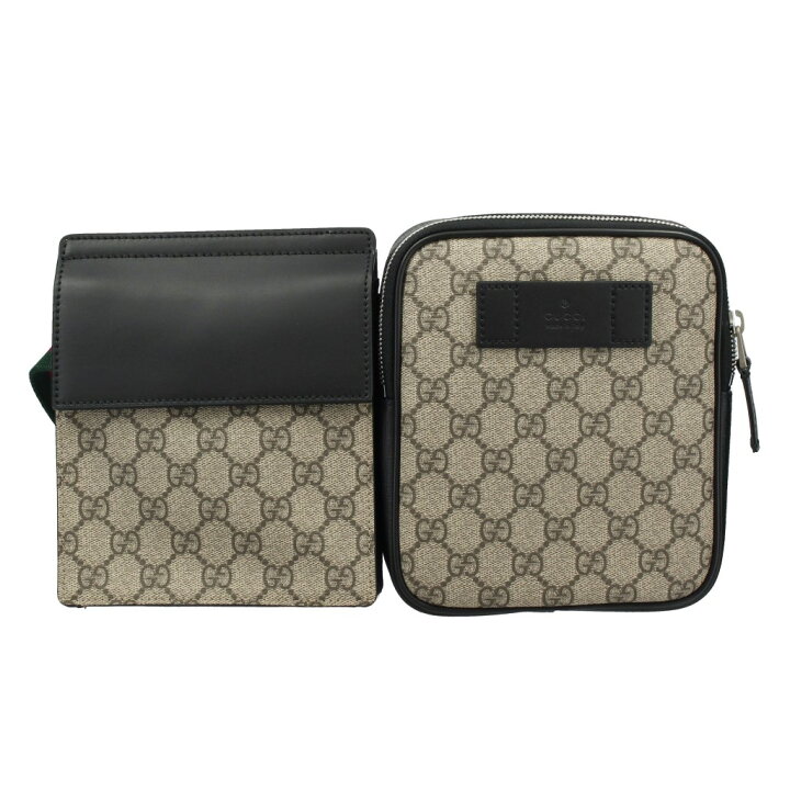 楽天市場】グッチ GUCCI ボディバッグ メンズ ベージュ エボニー 