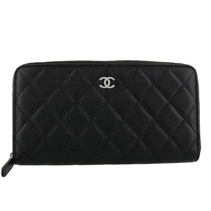 楽天市場】シャネル CHANEL 長財布 レディース マトラッセ ブラック 