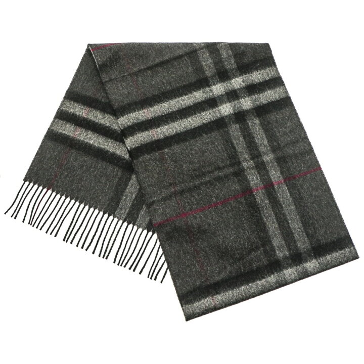 楽天市場 Burberry バーバリー マフラー メンズ レディース グレー 06 Darl Grey Ginza Lovelove 銀座ラブラブ