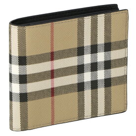 バーバリー BURBERRY 二つ折り財布 メンズ ヴィンテージチェック ベージュ 8057949 A7026