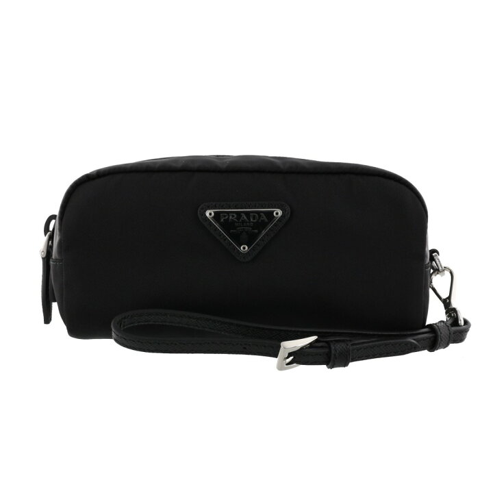 楽天市場】プラダ PRADA ポーチ レディース VELA ブラック 1NE175 R067  