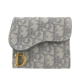 クリスチャンディオール Dior 三つ折り財布 レディース ロータス グレー S5652 CTZQ M932