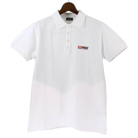 ディーゼル DIESEL ポロシャツ メンズ T-WEET-DIV Lサイズ ホワイト SY86-0BAWH 100 WH