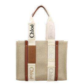 クロエ Chloe トートバッグ レディース ウッディ ロゴ CHC23US383 K47 93C BROWN BEIGE1 A4