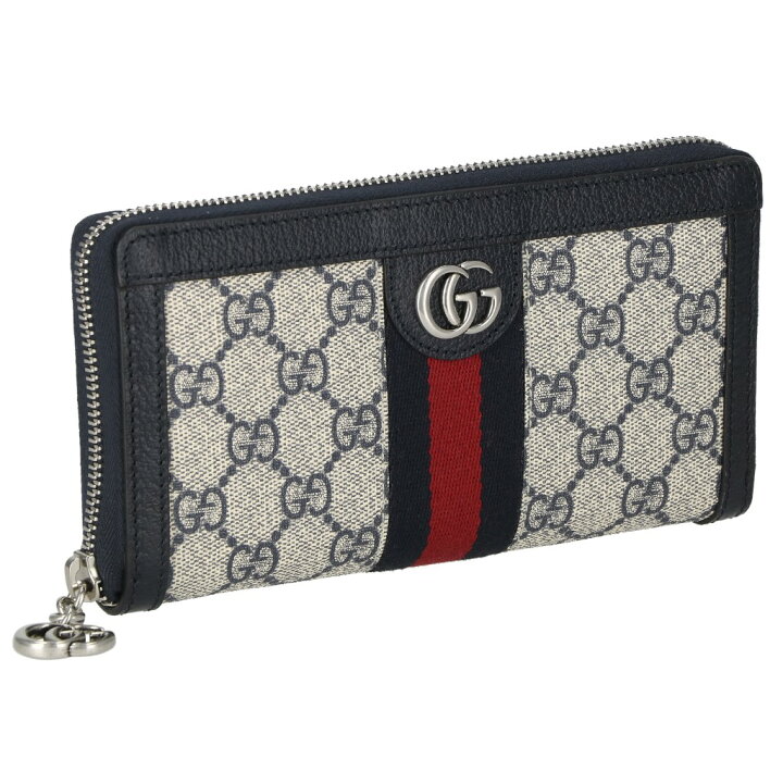 楽天市場】グッチ GUCCI 長財布 レディース オフィディア ブルー 