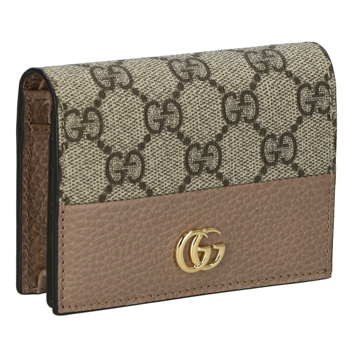 楽天市場】グッチ GUCCI 二つ折り財布 レディース GGマーモント  