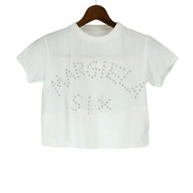 エムエム6 メゾンマルジェラ Tシャツ 半袖 レディース ホワイト MM6 MAISON MARGIELA S62GD0121S23588 100 WHITE S ロゴ