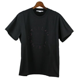 ステラマッカートニー Tシャツ 半袖 レディース ブラック Stella McCartney 6J0158 3SPX38 1000 BLACK XS ロゴ