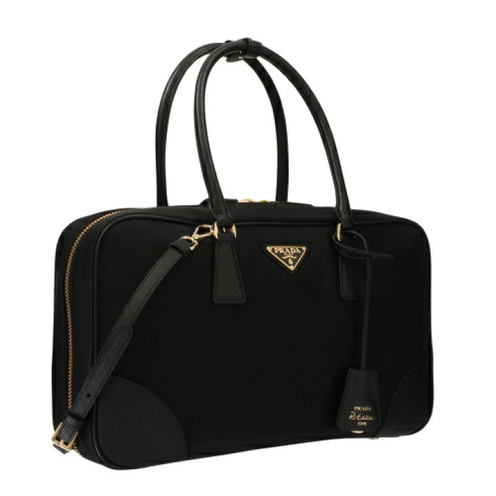 楽天市場】プラダ ハンドバッグ レディース ブラック PRADA 1BB114 V 