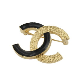 【P3倍 6/10 0時〜6/11 2時】シャネル ブローチ レディース ゴールド CHANEL ABC957 B16086 NW195 GOLD BLACK