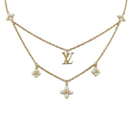 ルイヴィトン ネックレス・LV フローラグラム ゴールド LOUIS VUITTON M00981