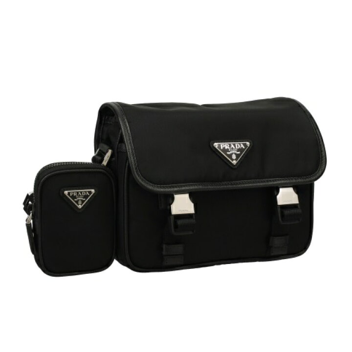 楽天市場】プラダ ショルダーバッグ メンズ ブラック PRADA 2VD034 V 
