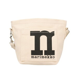 �}�����b�R �V�����_�[�o�b�O ���f�B�[�X MINI CROSSBODY �z���C�g marimekko 91980 100 COTTON