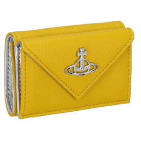 ヴィヴィアンウエストウッド 三つ折り財布 レディース イエロー Vivienne Westwood 51150009 E406 YELLOW ヴィヴィアン・ウエストウッド