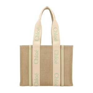 �N���G �g�[�g�o�b�O ���f�B�[�X �E�b�f�B WOODY MEDIUM TOTE �u���E�� CHLOE CHC23AS383 L17 38A LIGHT EUCALYPTUS