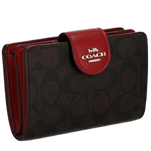 コーチ(COACH) 赤 レディース二つ折り財布 | 通販・人気ランキング  