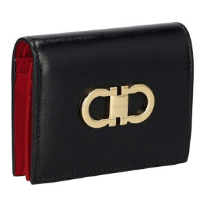 tFK ܂z RpNgz fB[X _uK`[j ubN FERRAGAMO 220627 770769 NERO/FLAME RED