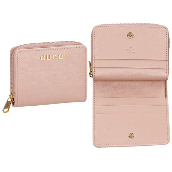 楽天市場】グッチ 二つ折り財布 レディース GUCCI スクリプト ミニ 