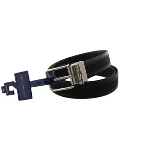 �g�~�[�q���t�B�K�[ �x���g �����Y ���o�[�V�u�� TOMMY HILFIGER 11TL020036 014 BLACK/BROWN
