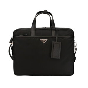 �v���_ �r�W�l�X�o�b�O �����Y �g���C�A���O�����S �u���b�N PRADA 2VE015 V XOO 2DMH F0002 NERO