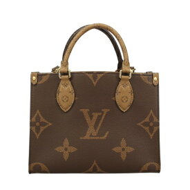 ルイヴィトン LOUIS VUITTON トートバッグ モノグラム オンザゴー PM ブラウン M46373