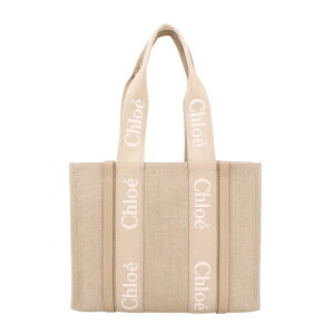 �N���G �g�[�g�o�b�O ���f�B�[�X WOODY MEDIUM TOTE �x�[�W�� CHLOE CHC23AS383 L17 20E BOYISH BROWN