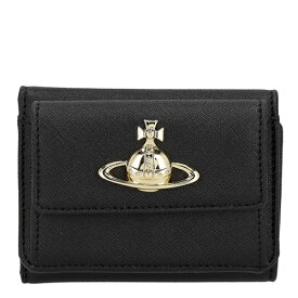 ヴィヴィアンウエストウッド 三つ折り財布 レディース ブラック Vivienne Westwood 5115002TW S0021 N402 BLACK