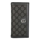 【P2倍 1/9 20時〜1/12 24時】グッチ 長財布 メンズ オフィディア ロングウォレット グレー GUCCI 791746 UULBN 1244