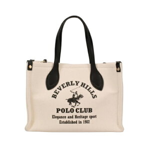 �r�o���[�q���Y�|���N���u �g�[�g�o�b�O ���f�B�[�X �u���b�N BEVERLY HILLS POLO CLUB BH2014N �L�i��/�u���b�N