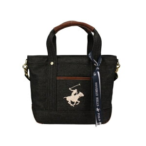 �r�o���[�q���Y�|���N���u �n���h�o�b�O ���f�B�[�X �u���b�N BEVERLY HILLS POLO CLUB BH1006N DBK/DBK/IV