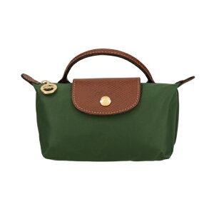 �����V���� �|�[�` ���f�B�[�X �� �v���A�[�W�� �O���[�� LONGCHAMP 34175 089 P95 BRITISH GREEN