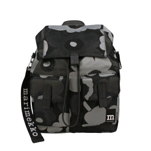 �}�����b�R �����b�N�T�b�N �o�b�N�p�b�N ���f�B�[�X EVERYTHING BACKPACK L UNIKKO �u���b�N marimekko 94811 990 Grey/Dark Grey/Black