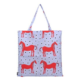 マリメッコ トートバッグ レディース ブルー marimekko 75356 535 Light Blue/Red/Black