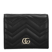 楽天市場】gucci ダブルg ggマーモント 二つ折り財布 レザーの通販