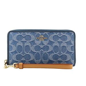 COACH】コーチ ロングウォレット 長財布 ストラップ付き CHロゴ 新品 