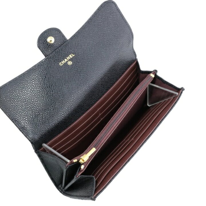楽天市場】【P2倍 3/21 20時〜 3/27 2時】シャネル CHANEL 長財布 