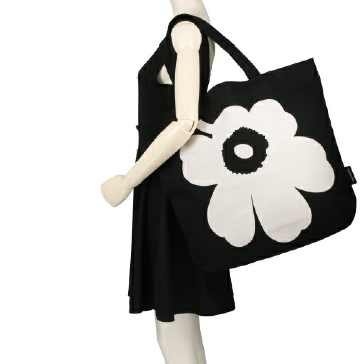 楽天市場】marimekko マリメッコ トートバッグ レディース ブラック 