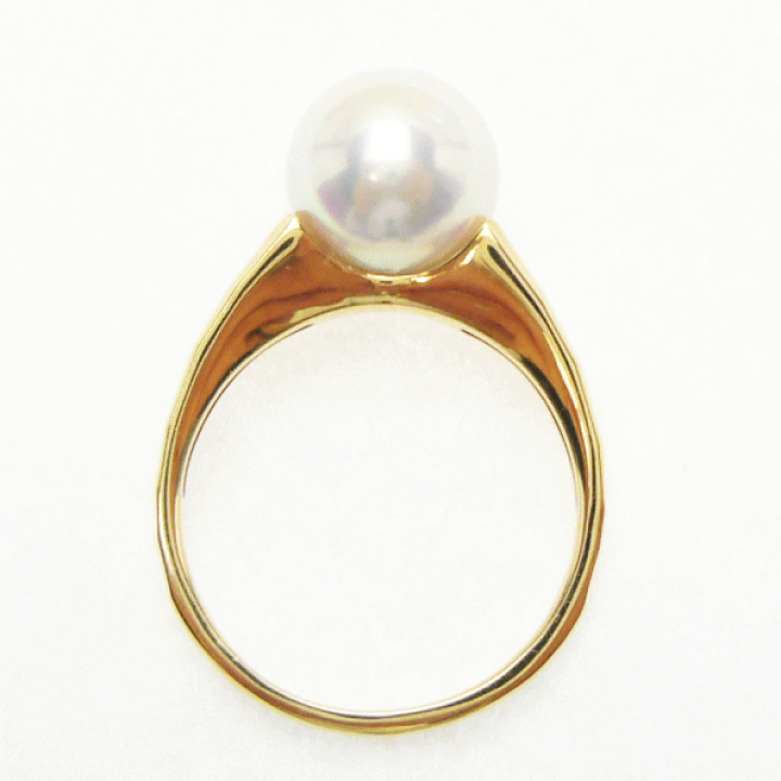 k18 パールリング 11.5号 k18 パールリング 11.5号