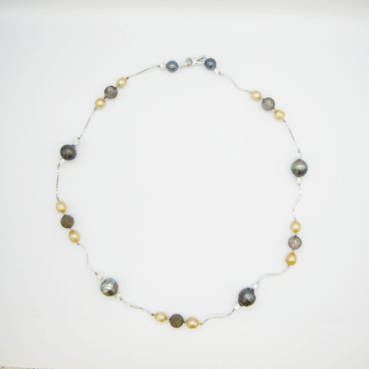 楽天市場】[送料無料]SV 南洋パールネックレス【鑑別書付】 : Jewelery