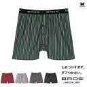 LL/3Lサイズ ワコールメンズ下着 ブロス トランクス 前開き しめつけすぎず ダブつかない BROS 男性 赤 還暦祝い