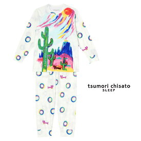 25％OFF LLサイズ ツモリチサト パジャマ ウェスタンバレー 綿 ブランド かわいい 長袖 かぶり 春夏 tsumori chisato SLEEP Pajamas